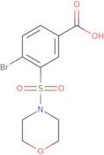 4-Bromo-3-(morpholine-4-sulfonyl)benzoic acid