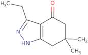 3-Ethyl-6,6-dimethyl-1,5,6,7-tetrahydro-indazol-4-one