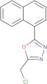 2-(Chloromethyl)-5-(naphthalen-1-yl)-1,3,4-oxadiazole