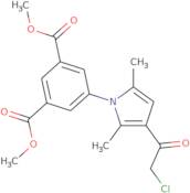 1,3-Dimethyl 5-[3-(2-chloroacetyl)-2,5-dimethyl-1H-pyrrol-1-yl]benzene-1,3-dicarboxylate