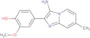 4-(3-Amino-7-methyl-imidazo[1,2-a]pyridin-2-yl)-2-methoxy-phenol