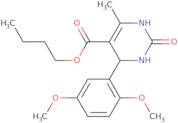 Butyl 4-(2,5-dimethoxyphenyl)-6-methyl-2-oxo-1,2,3,4-tetrahydropyrimidine-5-carboxylate