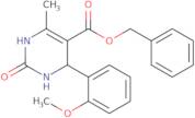 Benzyl 4-(2-methoxyphenyl)-6-methyl-2-oxo-1,2,3,4-tetrahydropyrimidine-5-carboxylate