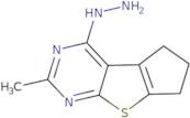 12-Hydrazinyl-10-methyl-7-thia-9,11-diazatricyclo[6.4.0.0,2,6]dodeca-1(12),2(6),8,10-tetraene
