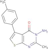 3-Amino-2-methyl-5-(4-methylphenyl)-3H,4H-thieno[2,3-d]pyrimidin-4-one