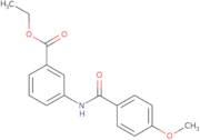 Ethyl 3-[(4-methoxybenzoyl)amino]benzoate