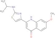 2-(2-Isopropylamino-thiazol-4-yl)-7-methoxy-quinolin-4-ol