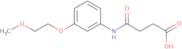 4-[3-(2-Methoxyethoxy)anilino]-4-oxobutanoic acid