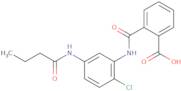 2-{[5-(Butyrylamino)-2-chloroanilino]-carbonyl}benzoic acid