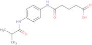 5-[4-(Isobutyrylamino)anilino]-5-oxopentanoic acid