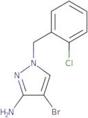 4-Bromo-1-[(2-chlorophenyl)methyl]-1H-pyrazol-3-amine