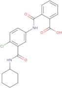 2-({4-Chloro-3-[(cyclohexylamino)carbonyl]-anilino}carbonyl)benzoic acid