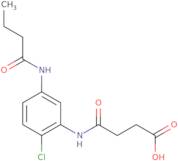 4-[5-(Butyrylamino)-2-chloroanilino]-4-oxobutanoic acid