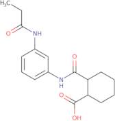 2-{[3-(Propionylamino)anilino]-carbonyl}cyclohexanecarboxylic acid