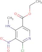 Ethyl 6-chloro-4-(methylamino)-5-nitropyridine-3-carboxylate