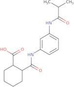 2-{[3-(Isobutyrylamino)anilino]-carbonyl}cyclohexanecarboxylic acid