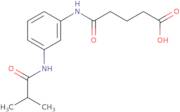 5-[3-(Isobutyrylamino)anilino]-5-oxopentanoic acid