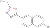 2-(6-Bromonaphthalen-2-yl)-5-(chloromethyl)-1,3,4-oxadiazole