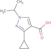 3-Cyclopropyl-1-(propan-2-yl)-1H-pyrazole-4-carboxylic acid