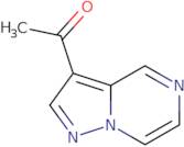 1-{Pyrazolo[1,5-a]pyrazin-3-yl}ethan-1-one