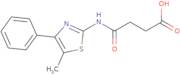 4-[(5-Methyl-4-phenyl-1,3-thiazol-2-yl)amino]-4-oxobutanoic acid