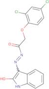 3-(2-(2,4-dichlorophenoxy)acetylhydrazidyl)-2-oxoindoline