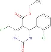 Ethyl 6-(chloromethyl)-4-(2-chlorophenyl)-2-oxo-1,2,3,4-tetrahydropyrimidine-5-carboxylate