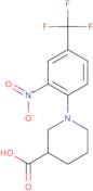 1-[2-Nitro-4-(trifluoromethyl)phenyl]piperidine-3-carboxylic acid