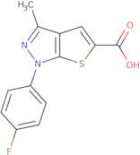 1-(4-Fluorophenyl)-3-methyl-1H-thieno[2,3-c]pyrazole-5-carboxylic acid