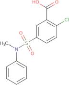 2-Chloro-5-[methyl(phenyl)sulfamoyl]benzoic acid