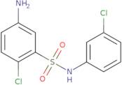 5-Amino-2-chloro-N-(3-chlorophenyl)benzene-1-sulfonamide