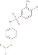 3-Amino-4-chloro-N-{4-[(difluoromethyl)sulfanyl]phenyl}benzene-1-sulfonamide