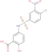 5-(4-Chloro-3-nitrobenzenesulfonamido)-2-hydroxybenzoic acid