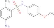 5-Amino-N-(4-methoxyphenyl)-2-methylbenzene-1-sulfonamide