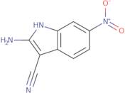 2-Amino-6-nitro-1H-indole-3-carbonitrile