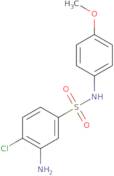 3-Amino-4-chloro-N-(4-methoxyphenyl)benzene-1-sulfonamide