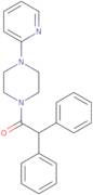 2,2-diphenyl-1-(4-(2-pyridyl)piperazinyl)ethan-1-one