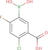 2-Chloro-5-(dihydroxyboranyl)-4-fluorobenzoic acid