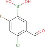 (4-Chloro-2-fluoro-5-formylphenyl)boronic acid