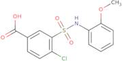 4-Chloro-3-[(2-methoxyphenyl)sulfamoyl]benzoic acid