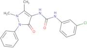 1-(3-Chlorophenyl)-3-(1,5-dimethyl-3-oxo-2-phenyl-2,3-dihydro-1H-pyrazol-4-yl)urea