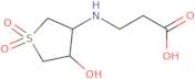 3-[(4-Hydroxy-1,1-dioxothiolan-3-yl)amino]propanoic acid