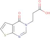 3-{4-Oxo-3H,4H-thieno[2,3-d]pyrimidin-3-yl}propanoic acid