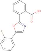 2-[5-(2-Fluorophenyl)-1,3-oxazol-2-yl]benzoic acid