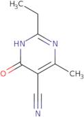 2-Ethyl-4-methyl-6-oxo-1,6-dihydropyrimidine-5-carbonitrile