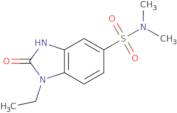 1-Ethyl-N,N-dimethyl-2-oxo-2,3-dihydro-1H-1,3-benzodiazole-5-sulfonamide