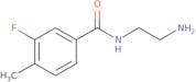 N-(2-Aminoethyl)-3-fluoro-4-methylbenzamide