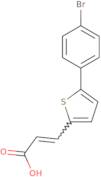 (2E)-3-[5-(4-Bromophenyl)thiophen-2-yl]prop-2-enoic acid