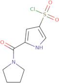 5-(Pyrrolidine-1-carbonyl)-1H-pyrrole-3-sulfonyl chloride