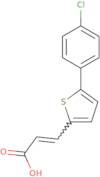 3-[5-(4-Chlorophenyl)thiophen-2-yl]prop-2-enoic acid